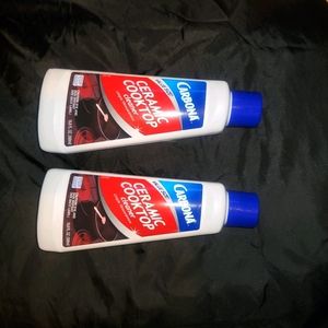 (2-Pack) CARBONA Glass Ceramic Cooktop CLEANER & P